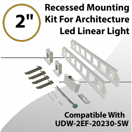 Recessed Mounting Kit For 2FT Architecture (BASIC)