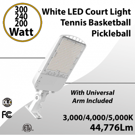 White LED Court Light