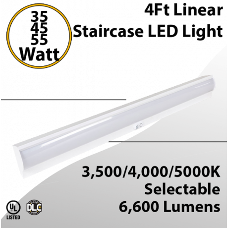 Indoor LED Light for Staircase Selectable Wattage CCT Tunable