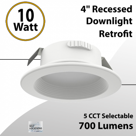 Recessed Downlight Retrofit 4"