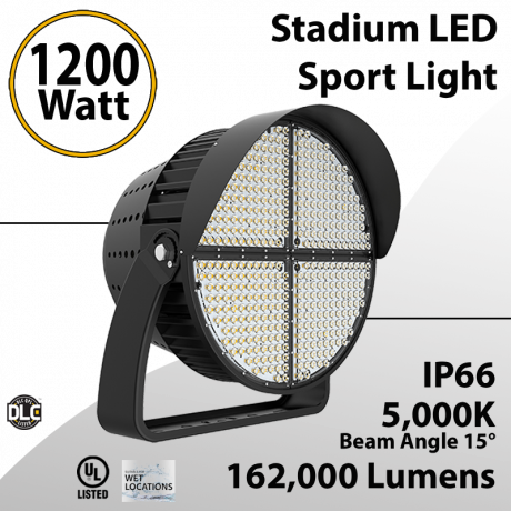 Stadium Lights Sports Lighting 1200W 162000Lm