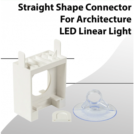 Straight Shape Connector For Architecture LED Linear Light