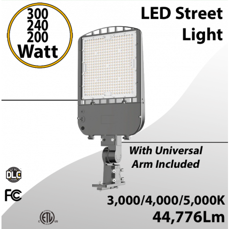 LED Street Light 300/240/200W