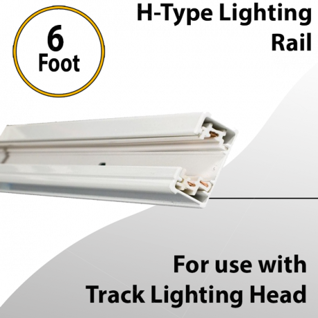 6-Feet White H-Type