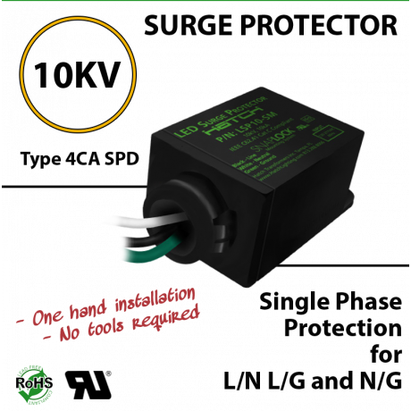 Protection Single phase Type 4CA SPD for L/N L/G and N/G 