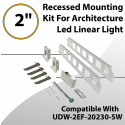 Recessed Mounting Kit For 2FT Architecture