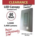 60W LED Canopy Lamp Fixture Retrofit Kit Energy Efficient Savings Ceiling mount