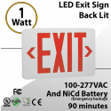 EXIT Light Lighted LED EXIT Sign Back Lit