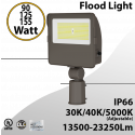LED Flood light Slipfitter 90W 125W 155W 23250Lm 30K 40K 5000K Photocell
