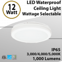 12W LED Waterproof Ceiling Light