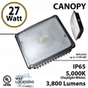 LED Garage Lights | 27W 3800Lm 5000K