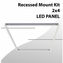 Recessed Mount Aluminum Kit for Panel 2x4