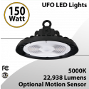 UFO LED Lights 150W Optional Motion Sensor 22938Lm 5000K
