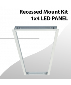 Recessed mount Kit for 1x4 panel