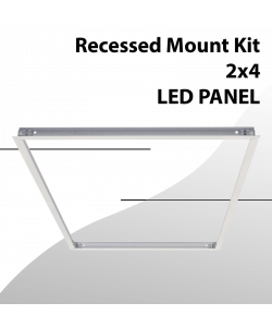 Recessed Mount Aluminum Kit for Panel 2x4
