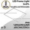 2x2 LED Frame Light 20W 30W or 40W up to 5200Lm 30K 40K 50K Dimmable