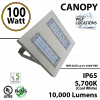 100W LED Canopy Light Ceiling Mount 10000 Lm 5500K IP65 UL