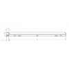 LED Strip Light 4Ft 24W 32W 40W 3500K 4000K 5000K Dimensions