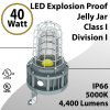 LED Light Jelly Jar Explosion Proof 40W 4400Lm Clas 1 Div 1