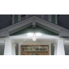 double head security light facade