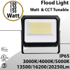 LED flood light Tunable  100W 120W 150W 30K/40K/50K U-Bracket