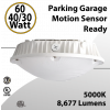 Parking Garage LED Light 30/40/60W Motion Sensor Ready 5000K 8677Lm
