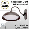 Gooseneck Light Wall Mount 28W 5CCT 2700/3000/4000/5000/6500