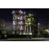 refinery at night