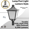 LED Post Light 30W 50W 60W LED Lantern Style 6596Lm 3000K 4000K 5000K Photocell