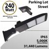 LED Street Light fixture 240W 31440Lm 5000K UL IP67 DLC