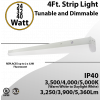 LED Strip Light 4Ft 24W 32W 40W 3500K 4000K 5000K up to 5360 Lumen