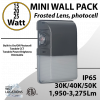 LED Wall Pack light 12/25W 3275Lm CCT Tunable W/Photocell Frosted lens