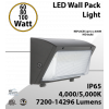 LED Wall Pack Light with Photocell - 60W/80W/100W - 4000K/5000K