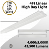 Led Warehouse Lights 4Ft Linear Fixture