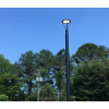Post top light black