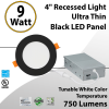 Recessed Lighting Ultra Thin Black Trim 