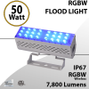 RGBW Flood Light 50W 7800 lumens + white IP67 Wireless