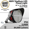 Stadium Lights Sports Lamp 480V 600W 70000Lm IP66