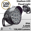 Field Lighting Stadium Light 1200W 158400 lumens beam Angle 38°