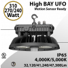 UFO Light LED High Bay 240W 270W 310W Motion Sensor Ready 47300Lm 4/5K