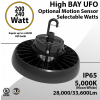 UFO Light LED High Bay 200W 240W Motion Sensor Ready 28000Lm or 36000Lm 5000K