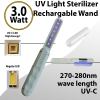 UV Light Sterilizer Wand 275nm 3W portable to End Virus and Bacteria