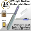 UV Light Sterilizer Wand 275nm 3W portable to End Virus and Bacteria