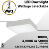 10-15-20W Selectable LED Square Down Light High Efficiency & Dimmable 