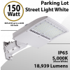 300W LED Shoebox Street Light fixture 39090Lm 5000K UL IP65 DLC White