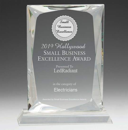 Ledradiant Small Business Award, Hollywood, Florida 2019